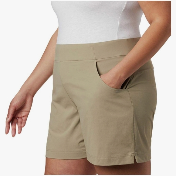 Nwt Columbia anytime casual shorts in tan - Picture 3 of 9